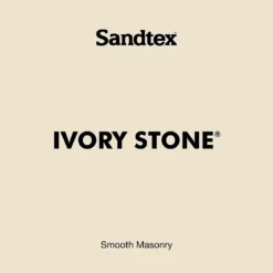 Sandtex Ultra Smooth Masonry Paint - Ivory Stone - 150ml -Sandtex 12804566 1894870274540979
