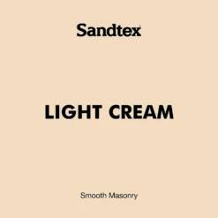 Sandtex Ultra Smooth Masonry Paint - Light Cream - 150ml -Sandtex 12804747 7274870274572620