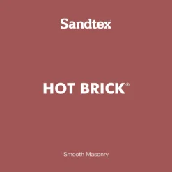Sandtex® Ultra Smooth Masonry Paint Hot Brick - 2.5L -Sandtex 12806363 9564870278666336