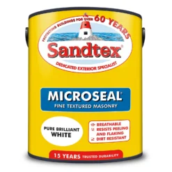 Sandtex® Textured Masonry Paint Pure Brilliant White - 5L 17 Sandtex® Textured Masonry Paint Pure Brilliant White - 5L -Sandtex 12807345 1174871506146144