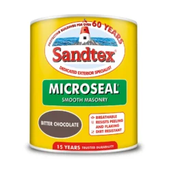 Sandtex® Ultra Smooth Masonry Paint Bitter Chocolate - 1L -Sandtex 12807368 3614871561497143