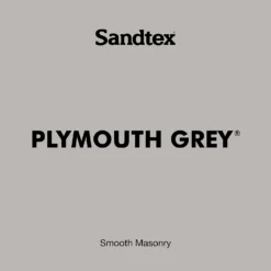 Sandtex Ultra Smooth Masonry Paint - Plymouth Grey - 150ml -Sandtex 12808268 1064871499312978