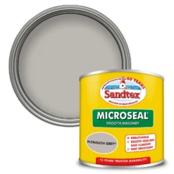 Sandtex Ultra Smooth Masonry Paint - Plymouth Grey - 150ml