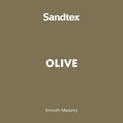 Sandtex Ultra Smooth Masonry Paint - Olive - 150ml -Sandtex 12808269 1884871498974932