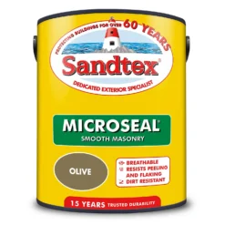 Sandtex® Ultra Smooth Masonry Paint Olive - 5L 17 Sandtex® Ultra Smooth Masonry Paint Olive - 5L -Sandtex 12808376 2034871500196217