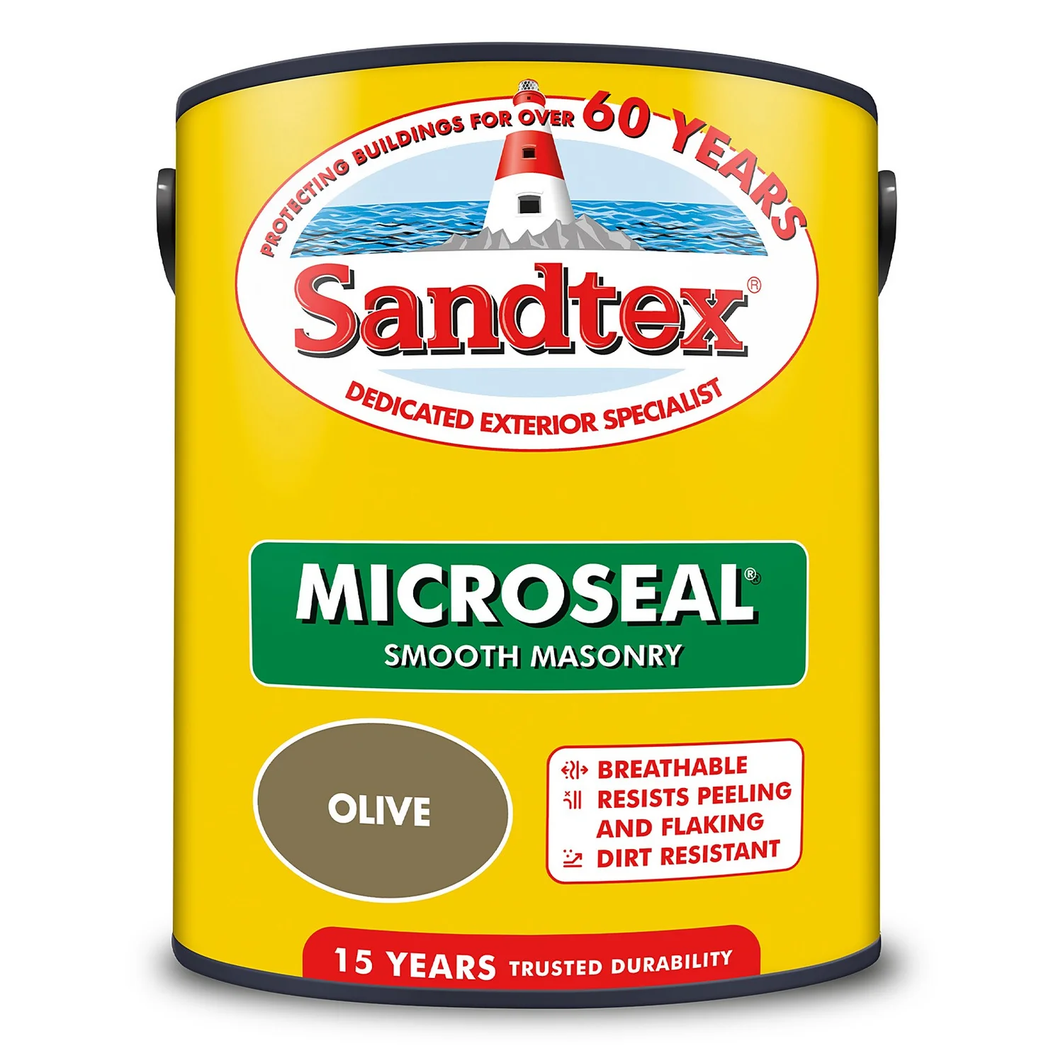 Sandtex® Ultra Smooth Masonry Paint Olive - 5L 8 Sandtex® Ultra Smooth Masonry Paint Olive - 5L - Image 8