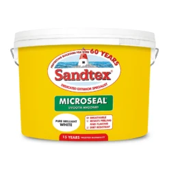 Sandtex® Ultra Smooth Masonry Paint Pure Brilliant White - 10L -Sandtex 12808642 2044871503746237