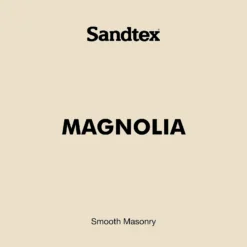 Sandtex® Ultra Smooth Masonry Paint Magnolia - 2.5L -Sandtex 12809045 7054871046864693