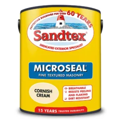 Sandtex® Textured Masonry Paint Cornish Cream - 5L 17 Sandtex® Textured Masonry Paint Cornish Cream - 5L -Sandtex 12809504 1494871503746435