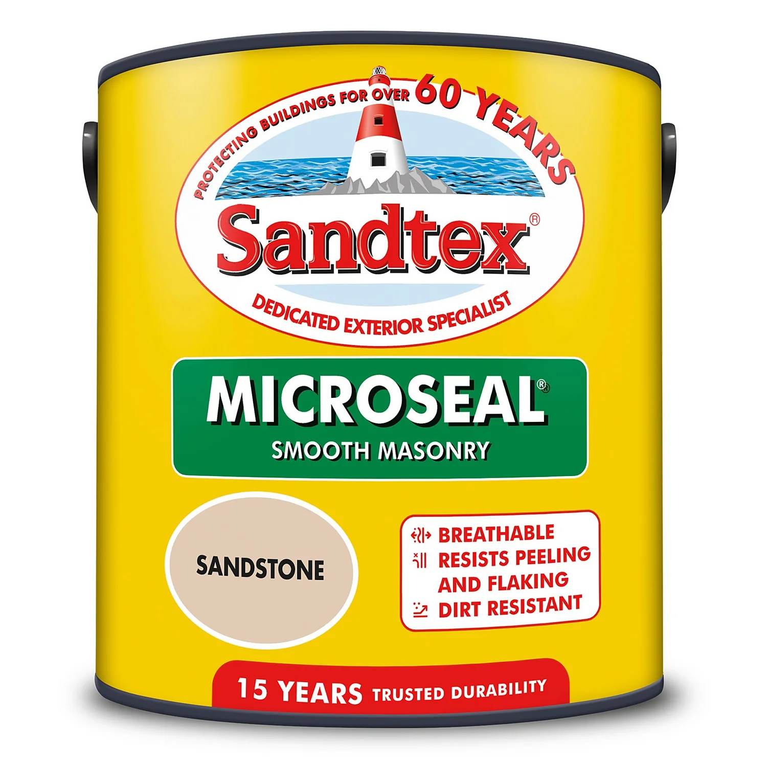 Sandtex® Ultra Smooth Masonry Paint Sandstone - 2.5L 8 Sandtex® Ultra Smooth Masonry Paint Sandstone - 2.5L - Image 8