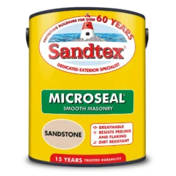 Sandtex® Ultra Smooth Masonry Paint Sandstone - 5L -Sandtex 12809735 1384871560234734