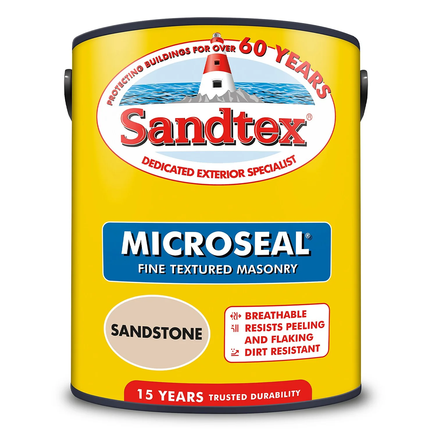 Sandtex® Textured Masonry Paint Sandstone - 5L 8 Sandtex® Textured Masonry Paint Sandstone - 5L - Image 8