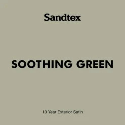 Sandtex® Exterior 10 Year Satin Paint Soothing Green - 750ml -Sandtex 12809797 1164871561414601