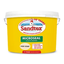 Sandtex® Ultra Smooth Masonry Paint Ivory Stone - 10L 18 Sandtex® Ultra Smooth Masonry Paint Ivory Stone - 10L -Sandtex 12810262 1984958586382494
