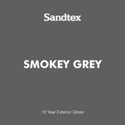 Sandtex® Exterior 10 Year Gloss Paint Smokey Grey - 750ml -Sandtex 12811149 1404871047135041