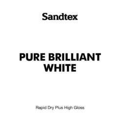 Sandtex® Rapid Dry Gloss Paint Pure Brilliant White - 2.5L 15 Sandtex® Rapid Dry Gloss Paint Pure Brilliant White - 2.5L -Sandtex 12813368 2334951367152287