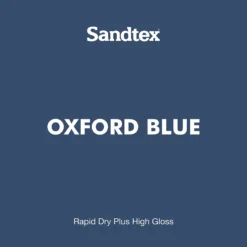 Sandtex® Rapid Dry Gloss Paint Oxford Blue - 750ml -Sandtex 12813508 2044951367212188