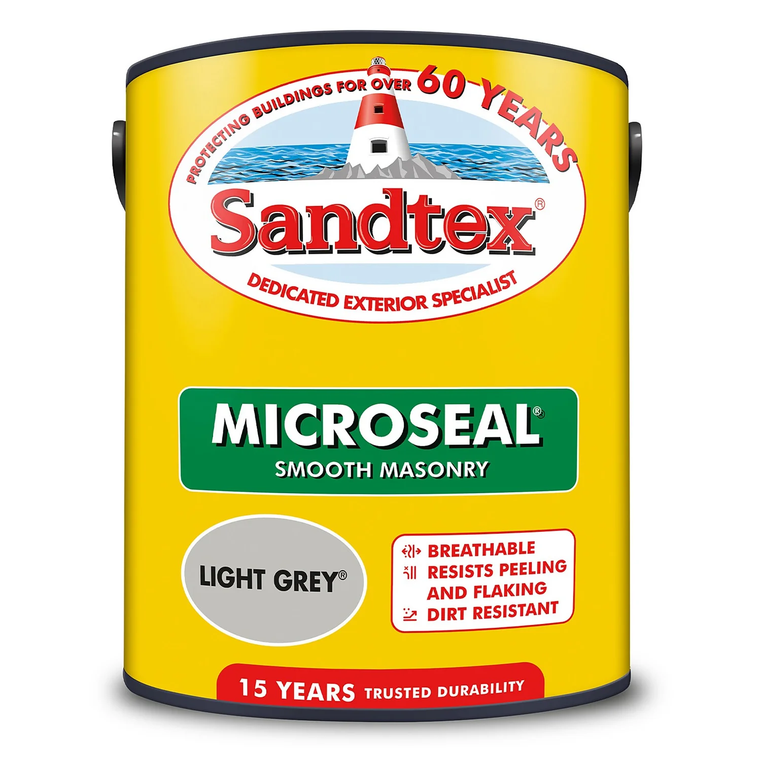 Sandtex® Ultra Smooth Masonry Paint Light Grey - 5L 9 Sandtex® Ultra Smooth Masonry Paint Light Grey - 5L - Image 9