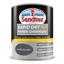Sandtex Rapid Dry Primer Undercoat - Dark Grey - 750ml