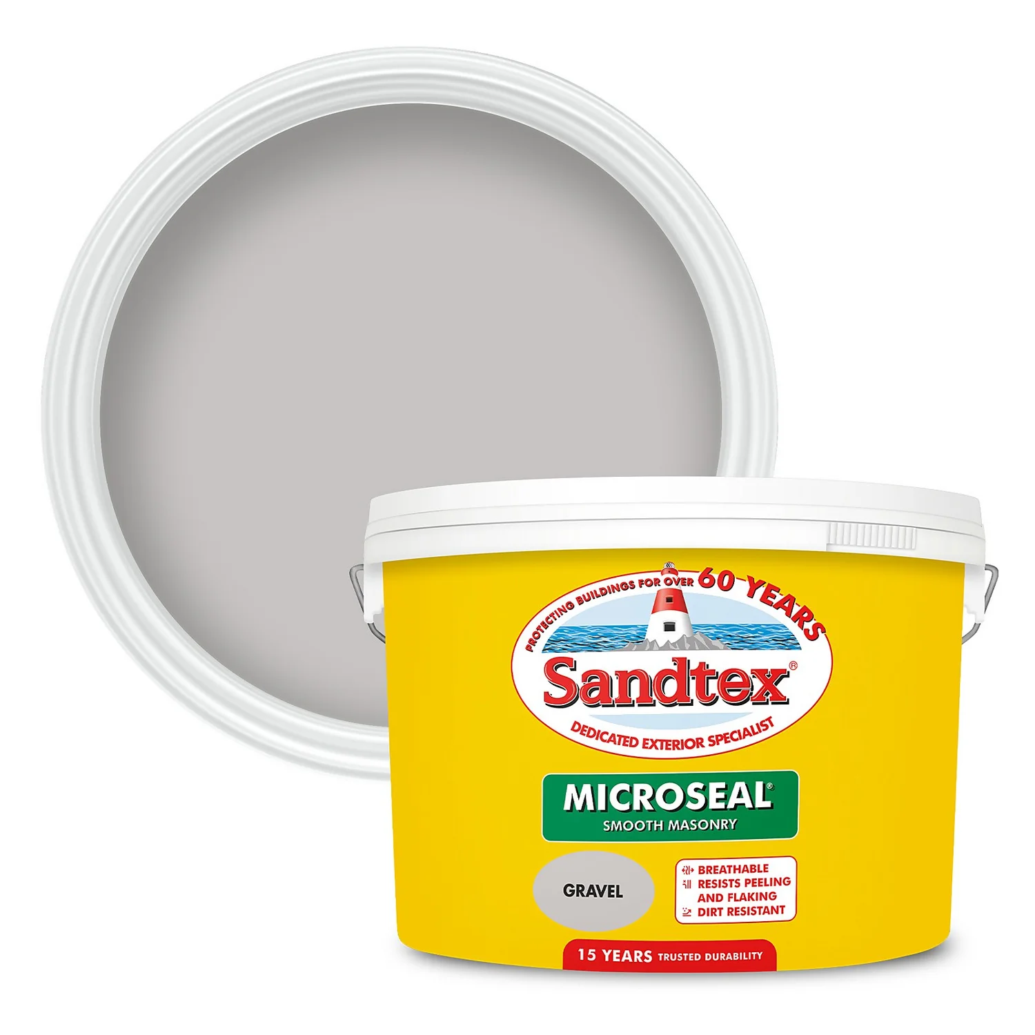 Sandtex® Ultra Smooth Masonry Paint Gravel - 10L 1 Sandtex® Ultra Smooth Masonry Paint Gravel - 10L