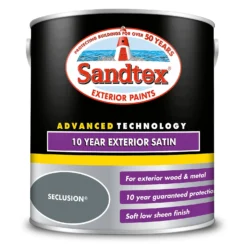 Sandtex® 10 Year Satin Paint Seclusion - 2.5L -Sandtex 12823610 4044871823277680
