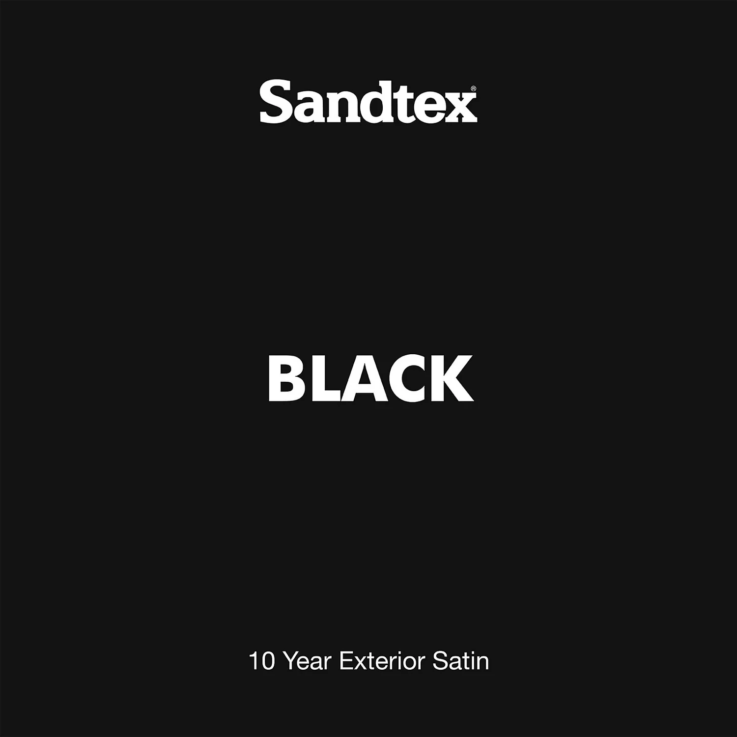 Sandtex® 10 Year Satin Paint Black - 2.5L 8 Sandtex® 10 Year Satin Paint Black - 2.5L - Image 8