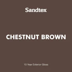 Sandtex® Exterior 10 Year Gloss Paint Chestnut Brown - 750ml -Sandtex 12838516 1084872088039593