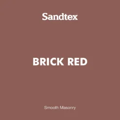 Sandtex® Ultra Smooth Masonry Paint Brick Red - 2.5L -Sandtex 12841204 2024872084240189