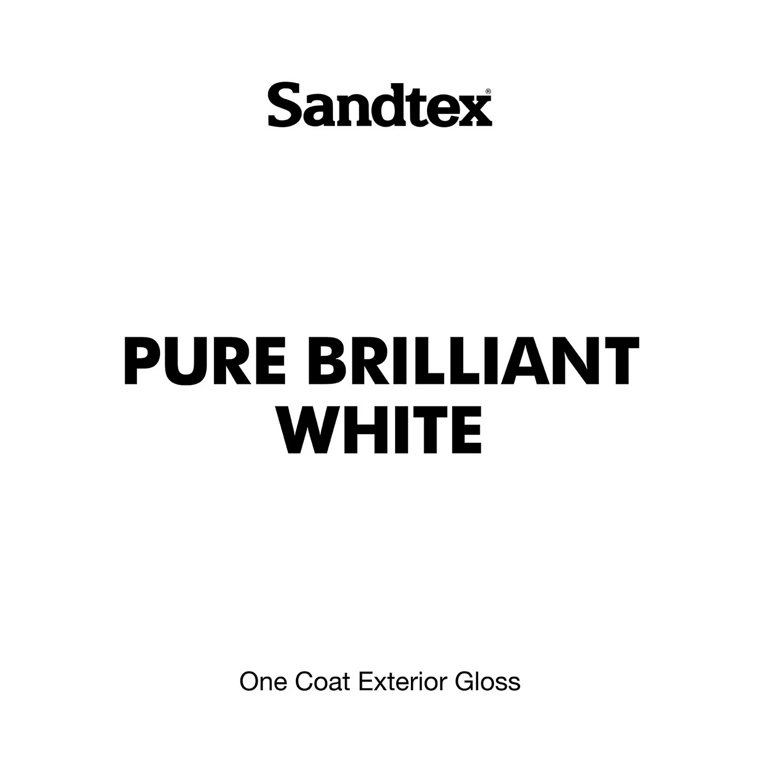 Sandtex® Exterior One Coat Gloss Paint Pure Brilliant White - 2.5L 8 Sandtex® Exterior One Coat Gloss Paint Pure Brilliant White - 2.5L - Image 8
