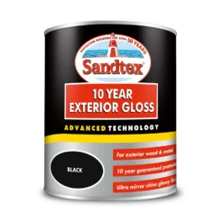 Sandtex® Exterior 10 Year Gloss Paint Charcoal Black - 750ml 14 Sandtex® Exterior 10 Year Gloss Paint Charcoal Black - 750ml -Sandtex 12842264 1664872087020160