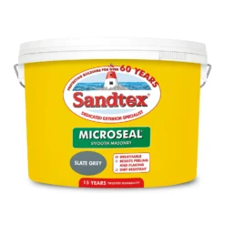 Sandtex® Ultra Smooth Masonry Paint Slate Grey - 10L -Sandtex 12886985 1094855755771444