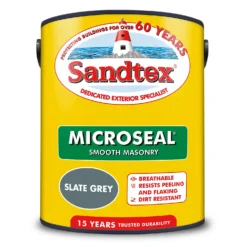 Sandtex® Ultra Smooth Masonry Paint Slate Grey - 5L -Sandtex 12886989 1524855754794077