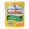 Sandtex Smooth Masonry Paint, 5L, French Grey