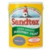 Sandtex Smooth Masonry Paint, 5L, Vermont Grey