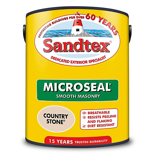 Sandtex Country Stone Matt Masonry Paint, 5L Tub 2 Sandtex Country Stone Matt Masonry Paint, 5L Tub - Image 2