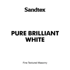 Sandtex Pure Brilliant White Textured Masonry Paint, 10L 17 Sandtex Pure Brilliant White Textured Masonry Paint, 10L -Sandtex sandtex pure brilliant white textured masonry paint 10l5010131461934 02t bq