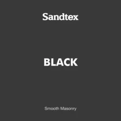 Sandtex Ultra Smooth Black Masonry Paint, 5L -Sandtex sandtex ultra smooth black masonry paint 5l5010131461231 01t bq