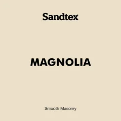 Sandtex Ultra Smooth Magnolia Masonry Paint, 5L -Sandtex sandtex ultra smooth magnolia masonry paint 5l5010131460913 01t bq