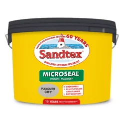 Sandtex -Sandtex sandtex ultra smooth plymouth grey masonry paint 10l5010131564482 01c bq