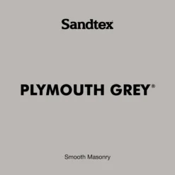 Sandtex Ultra Smooth Plymouth Grey Masonry Paint, 5L 18 Sandtex Ultra Smooth Plymouth Grey Masonry Paint, 5L -Sandtex sandtex ultra smooth plymouth grey masonry paint 5l5010131536755 01t bq